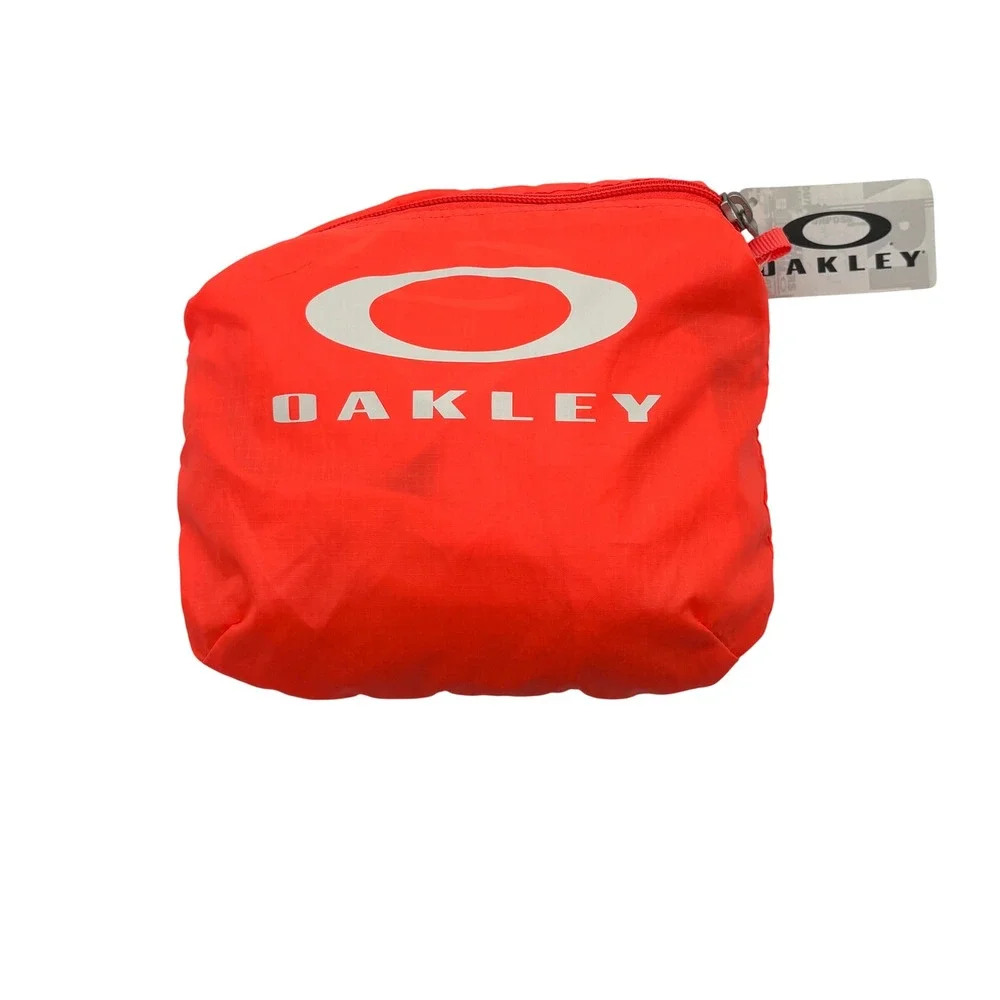 Oakley Packable Backpack Neon Orange Lightweight Travel Daypack NWT